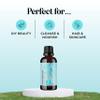 Peppermint Essential Oil for Diffuser Aromatherapy - 100% Pure Peppermint Oil for Hair Skin and Nails Plus Undiluted Refreshing Aromatherapy Essential Oil for Diffusers Baths and Topical Uses 1oz view 2