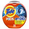 Tide 4-n-1 Ultra Oxi PODS Laundry Detergent Pacs, 32 Count, HE Compatible, Built in Pre-Treater for Stains view 1