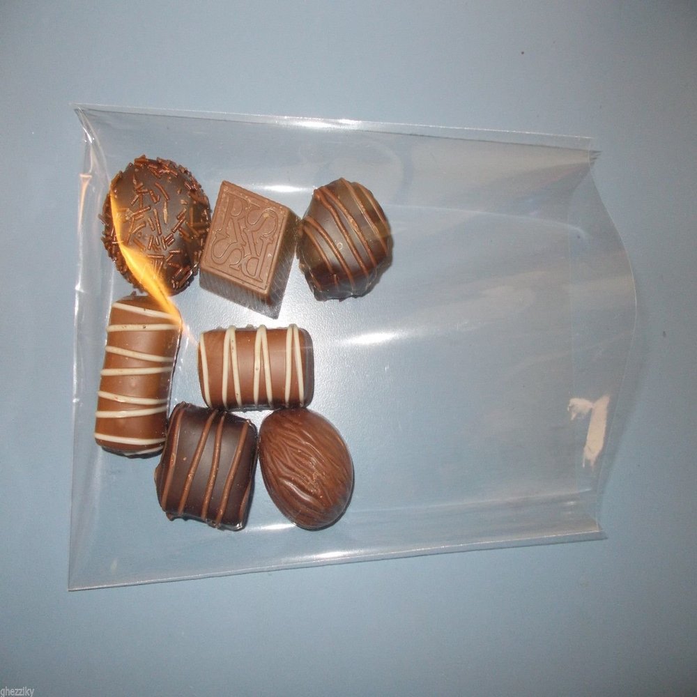 1000 Qty 4" x 6" Crystal Clear Flat Open End Poly Cello Bags Bakery Cookie Candy