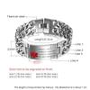 Lam Hub Fong 8.5 Inches Free Engraving Emergency Medical Alert ID Bracelets For Men Titanium Steel Life Medical Alert Bracelets For Adults view 3