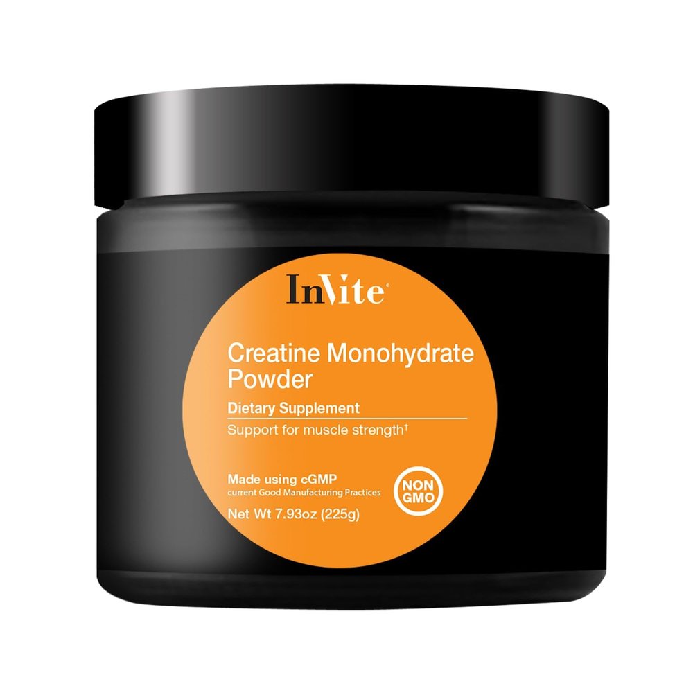 Invite Health Creatine Monohydrate Powder - Supports Healthy Muscle Function, Exercise Performance and Energy Metabolism - Creatine Monohydrate 5000 mg - 45 Servings (2-Pack)