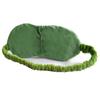 Aisa 3D Frog Cute Cartoon Design Sleeping Eye Blinder Travel Office Snap Soft Plush Eye Mask Green view 4