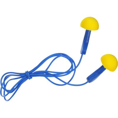 3M E-A-R EXPRESS Pod Plugs Ear Plugs 311-1114, Corded, Blue Grips, Pillow Pack