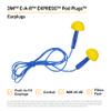 3M E-A-R EXPRESS Pod Plugs Ear Plugs 311-1114, Corded, Blue Grips, Pillow Pack view 2