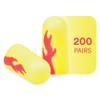 3M Ear Plugs, 200 Pairs/Box, E-A-Rsoft Yellow Neon Blasts 312-1252, Uncorded, Disposable, Foam, NRR 33, Drilling, Grinding, Machining, Sawing, Sanding, Welding, 1 Pair/Poly Bag view 1