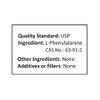 NuSci L-Phenylalanine Pure Powder 250g (8.8oz) view 2