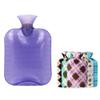 2L Hot Water Bottle +Random Flannel Cover Hot & Cold Relief view 1