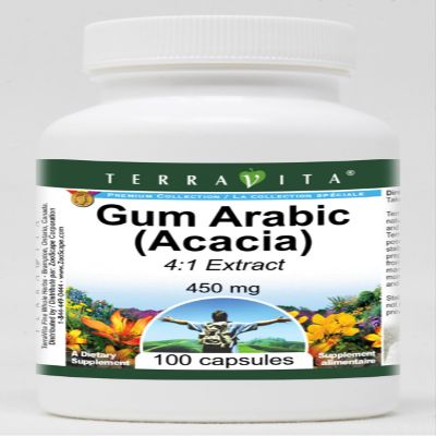 Gum Arabic (Acacia) 4:1-450 mg (100 capsules, ZIN: 520432)