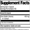 Gum Arabic (Acacia) 4:1-450 mg (100 capsules, ZIN: 520432) view 4