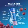 Nuun Sport Electrolyte Tablets with Magnesium, Calcium, Potassium, Chloride & Sodium, Gluten Free & Vegan, Grape, 8 Pack (80 Servings Total) view 2