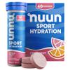 Nuun Sport Electrolyte Tablets with Magnesium, Calcium, Potassium, Chloride & Sodium, Gluten Free & Vegan, Citrus Fruit, 4 Pack (40 Servings Total) view 1
