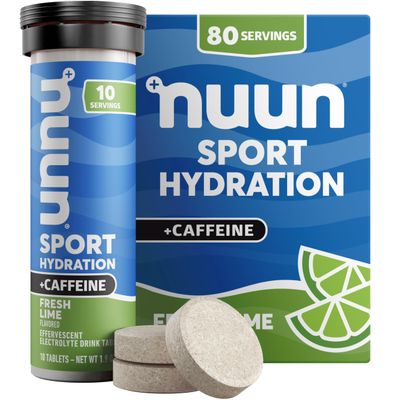 Nuun, Electrolyte Drink Tabs Energy Fresh Lime, 8 Count, 1.9 Ounce