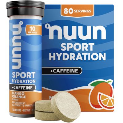 Nuun, Electrolyte Drink Tabs Energy Mango Orange, 8 Count, 1.9 Ounce