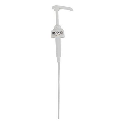 Monin White Syrup Pump for 750 ML Glass Bottle - 1 each.