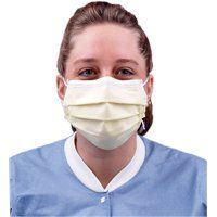 MASK PROCEDURE PLEAT YELLW 50 GCPYE by BND 000BX CROSSTEX BRANDED