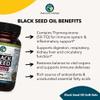 Amazing Herbs Premium Black Seed Oil Capsules - Gluten Free, Non GMO, Cold Pressed Nigella Sativa Aids in Digestive Health, Immune Support- 90 Count, (Pack of 2) (90 Count (Pack of 1)) view 4