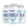Research Verified Body & Breath Natural Deodorant & Freshener - Bad Breath & Body Odor Supplement - 60 Count (3 Months Supply) view 1