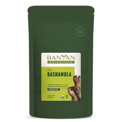 Banyan Botanicals Dashamula  Cut & Sifted  Calming Ayurvedic Formula  Organic Stress Supplement with Organic Gokshura Fruit & Bilva Fruit  lb  Certified Organic, Non-GMO, Vegan, Gluten Free