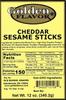 Golden Flavor Cheddar Sesame Sticks - 3 Pounds - 4 Bags of 12 Ounces view 2