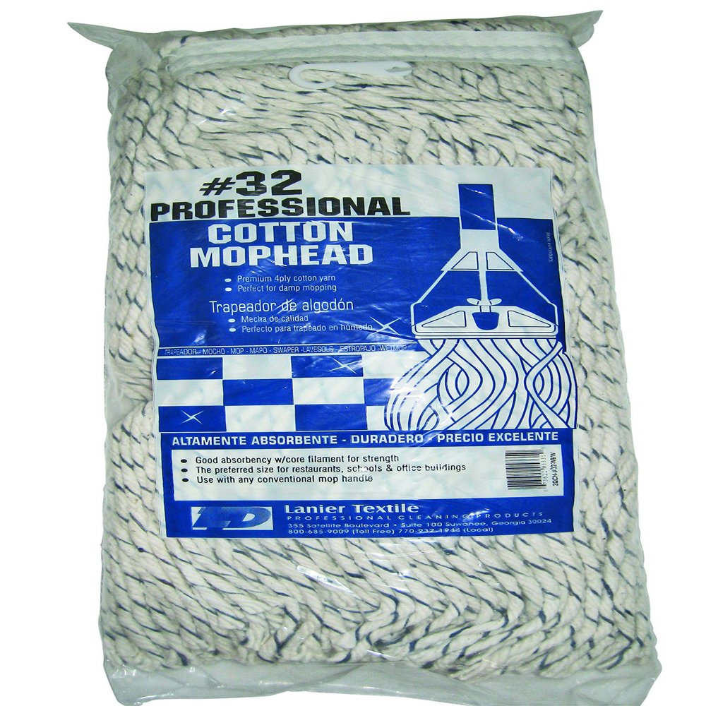 Lanier #32 Mop Head 4-Ply Cotton