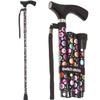 Switch Sticks Walking Cane for Men or Women, Foldable and Adjustable from 32-37 Inches, FSA and HSA Eligible, Bubbles view 1