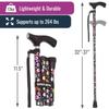 Switch Sticks Walking Cane for Men or Women, Foldable and Adjustable from 32-37 Inches, FSA and HSA Eligible, Bubbles view 4