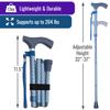 Switch Sticks Walking Cane for Men or Women, Foldable and Adjustable from 32-37 Inches, FSA and HSA Eligible, Engraved Azure view 4