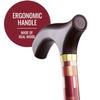 Switch Sticks Walking Cane for Men or Women, Foldable and Adjustable from 32-37 Inches, FSA and HSA Eligible, Maple view 3