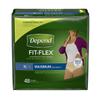 Depend FIT-FLEX Incontinence Underwear For Women, Disposable, Maximum Absorbency, Extra-Large, Blush, 48 Count (2 Packs of 24) (Packaging May Vary) view 1