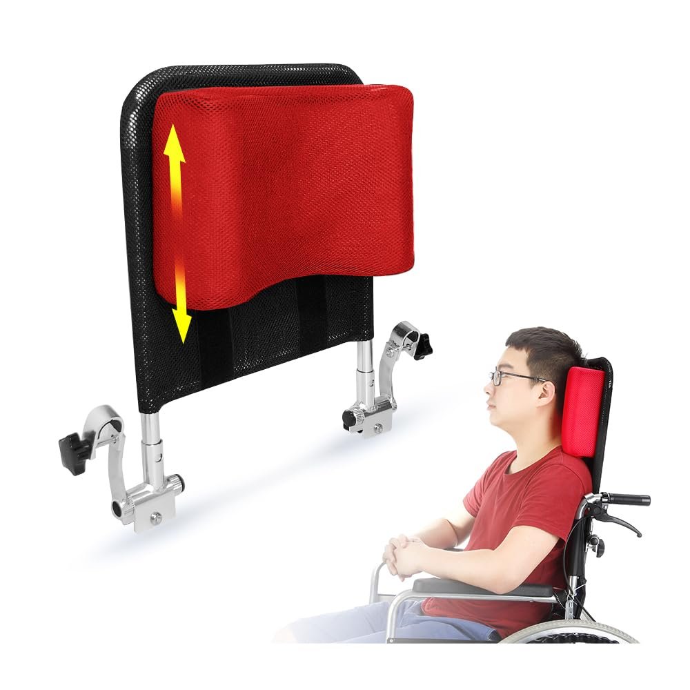 Wheelchair Headrest Neck Support Head Positioning Pillow Medical Neck Surgery Foam Wedge Keep Head Straight Immobilizer Back Support Cushion Headrest Attachment for Wheelchair Accessories Seniors