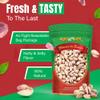 Turkish Antep Pistachios - 2.5 lbs (40oz) Premium Quality Kosher Roasted Pistachios By We Got Nuts - Natural & Healthy Rich Flavor Snack - Whole & Salted  Air-Tight Resealable Bag Package view 2