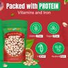 Turkish Antep Pistachios - 2.5 lbs (40oz) Premium Quality Kosher Roasted Pistachios By We Got Nuts - Natural & Healthy Rich Flavor Snack - Whole & Salted  Air-Tight Resealable Bag Package view 3