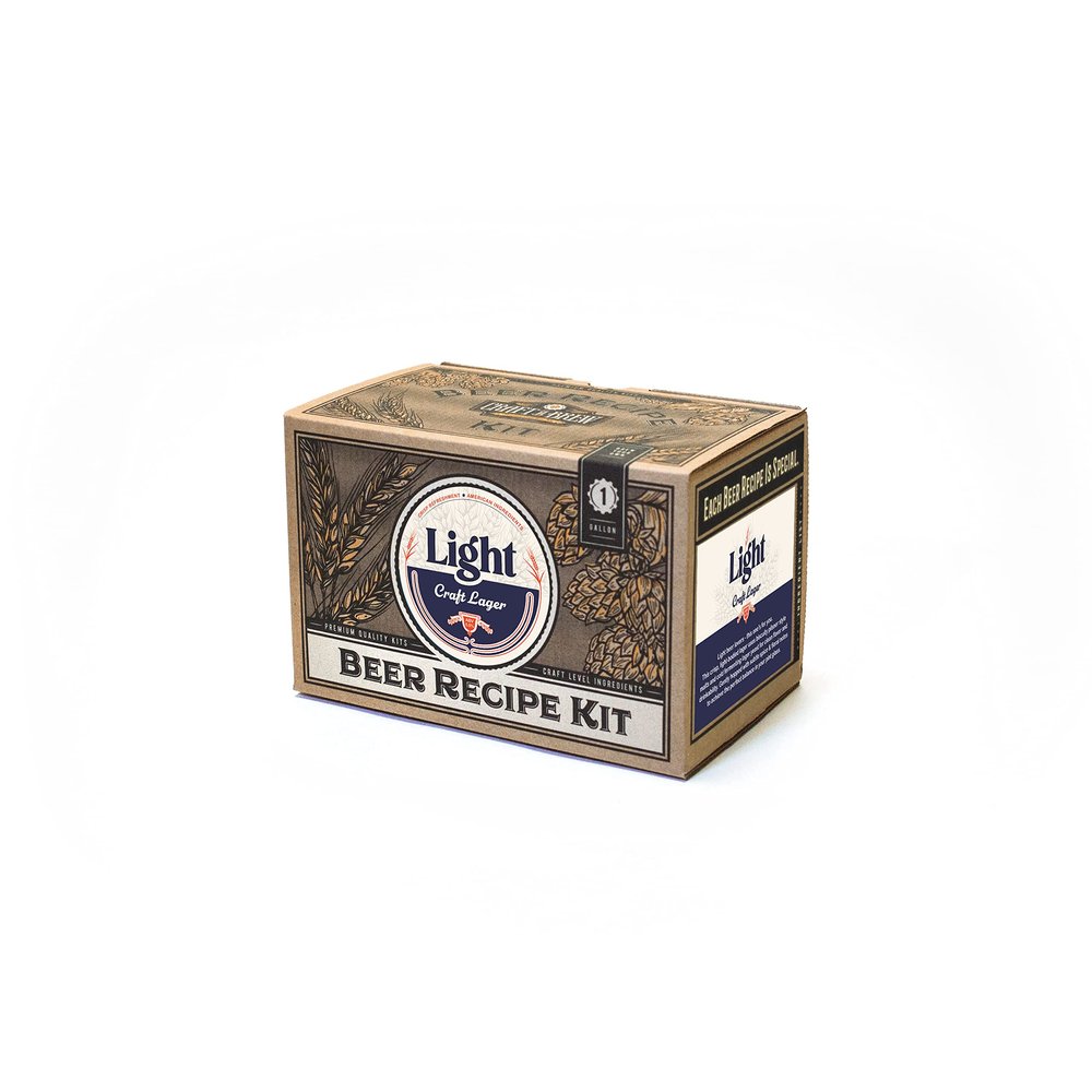 Craft A Brew Recipe Kit - Light Lager Refill - 1 Gallon - Ingredients for Home Brewing Beer