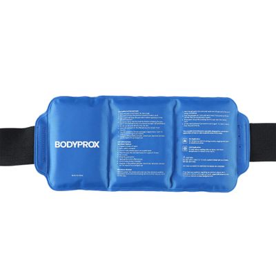 BODYPROX Pain Relief Ice Pack with Strap for Hot & Cold Therapy, Microwave Heat Pad for Back Shoulder, Neck, Waist, Calves and Hip