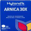 Hyland's Arnica Montana 30x Tablets, Natural Relief of Bruises, Swelling and Muscle Soreness, Quick Dissolving Tablets (Pack of 1, 50 Count Total) view 1