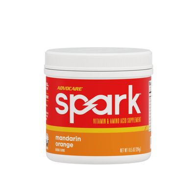 AdvoCare Spark Vitamin & Amino Acid Supplement - Focus & Energy Drink Powder Mix with Vitamin A, B-6, C & E - Also Includes L-Carnitine & L-Tyrosine - Mandarin Orange - 42 Servings