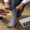Gentle Grip - 6 Pair Pack Men's Loose Non Binding Diabetic Socks for Poor Circulation (Black/Navy/Grey) 7-12 view 2