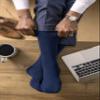Gentle Grip - 6 Pair Pack Men's Loose Non Binding Diabetic Socks for Poor Circulation (Black/Navy/Grey) 7-12 view 3