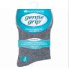 Gentle Grip - 6 Pair Pack Men's Loose Non Binding Diabetic Socks for Poor Circulation (Black/Navy/Grey) 7-12 view 4