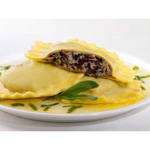 Seviroli Portobello Mushroom Hexagon Ravioli, 2.5 Pound -- 2 per case.