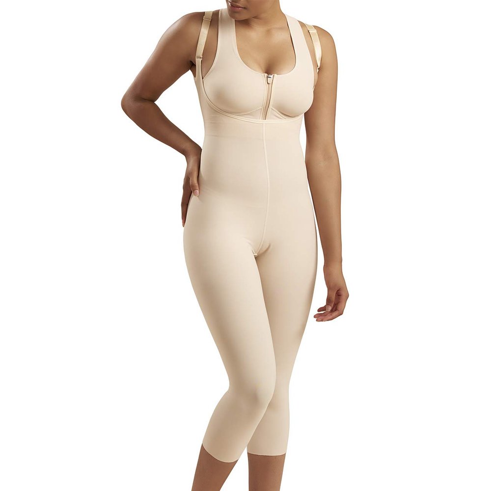 MARENA SFBHM2 Stage 2 Pull-On Girdle with High-Back  Adjustable Mid-Calf Length Girdle