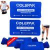 ColePak Comfort Hot & Cold Ice Packs for Injuries Reusable Gel (4 Pc Set) for Pain Relief, Joint Muscle Soreness Swelling for Knees Back Shoulder Foot view 2