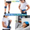 ColePak Comfort Hot & Cold Ice Packs for Injuries Reusable Gel (4 Pc Set) for Pain Relief, Joint Muscle Soreness Swelling for Knees Back Shoulder Foot view 3