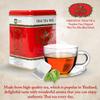 Number One Original Thai Tea Bags Red Label for Iced Tea, Milk Tea or Boba Tea Beverages, Restaurant-favored Traditional Brand from Thailand with Mild Earthy Taste (0.14oz x 50 Tea Bags) view 2