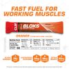 CLIF BLOKS - Orange Flavor with Caffeine - Energy Chews - Non-GMO - Plant Based - Fast Fuel for Cycling and Running - Quick Carbohydrates and Electrolytes - 2.12 oz. (18 Count) view 2