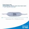 TIDI Posey Foam Trach Tie  Small  1 Package of 12 Ties  Tracheostomy Tube Holder  Pediatric Trach Tie  Home Care (8197S) view 2