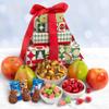 A Gift Inside Merry Christmas Fruit & Treats Tower view 3