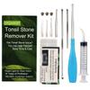 Airgoesin Upgraded Tonsil Stone Remover Tool, Blue, 5 Tips, Tonsillolith Pick Case + 1 Irrigator Fresh Breath Oral Rinse view 1