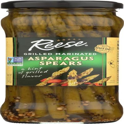 Reese Grilled Marinated Asparagus Spears, 12 Ounce - 6 per case.