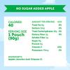 Mott's No Sugar Added Applesauce, 3.2 oz clear pouches, 4 count view 2